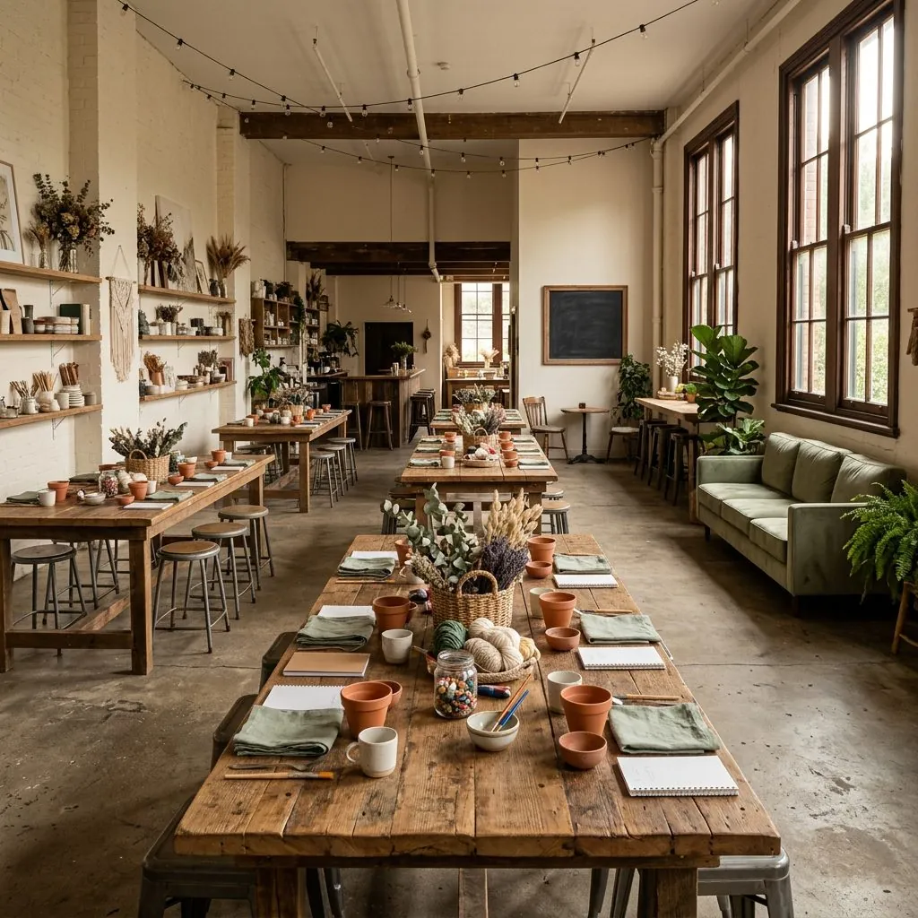 A venue transformed into a Story House event space