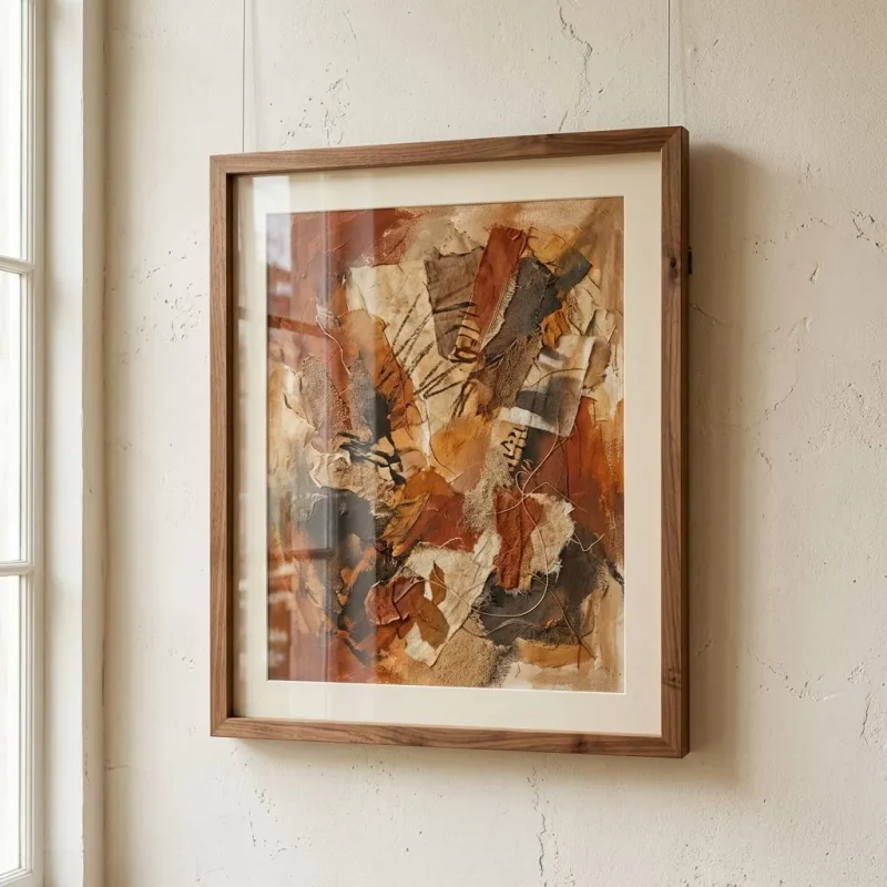 Original Upcycled Collage — Framed